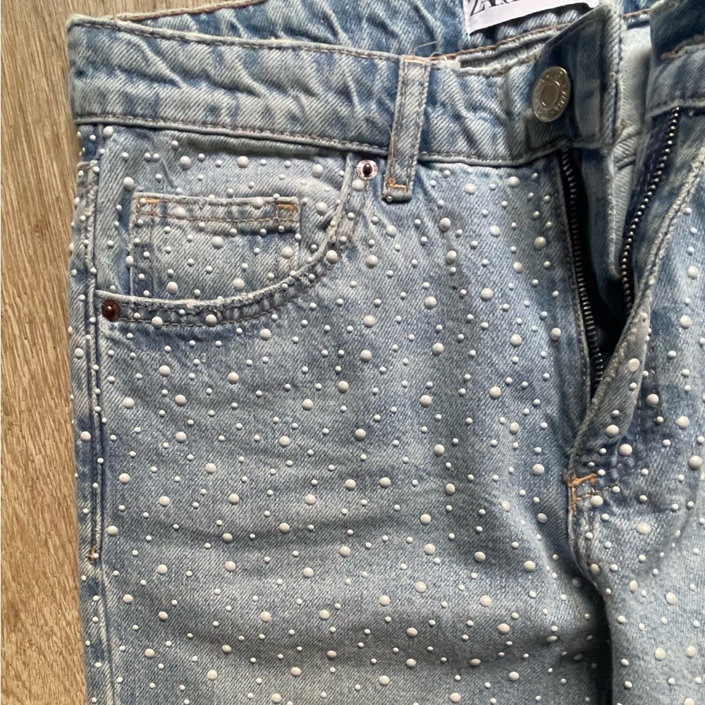 Zara Pearl TRF wide leg jeans - Picture 4 of 6